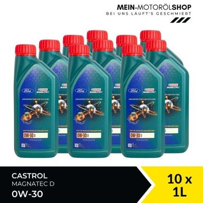 Ford Castrol Magnatec 0W-30 D 10x1 Liter