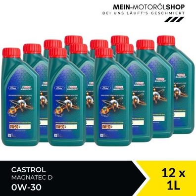 Ford Castrol Magnatec 0W-30 D 12x1 Liter