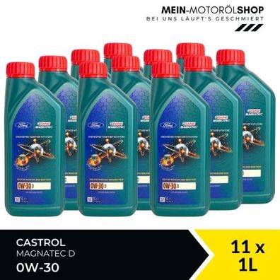 Ford Castrol Magnatec 0W-30 D 11x1 Liter