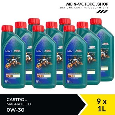 Ford Castrol Magnatec 0W-30 D 9x1 Liter