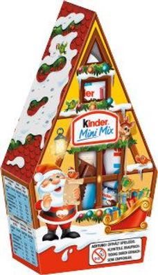 Ferrero Kinder Mini Mix Weihnachtshäuschen 76g