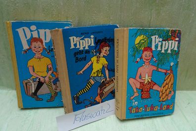 mini Pippi Langstrumpf Astrid Lindgren Oetinger 60/70er Jahre Bord Taka Tuka Land