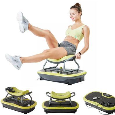 Rock N Fit Vibrationsplattform mit abnehmbarem Sitz - Tonic Wave Komplett