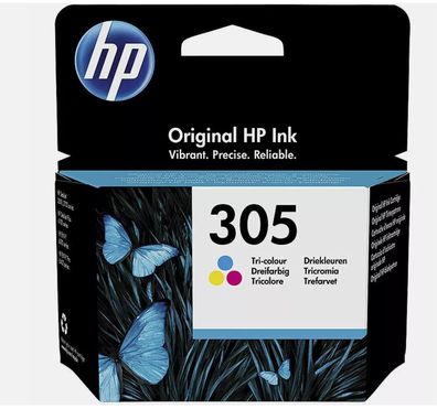 HP Original Tintenpatrone 305, olor - Dreifarbig für HP DeskJet und ENVY Drucker