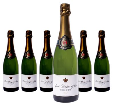 6 x Louis Despas Crémant Brut de Loire