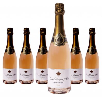 6 x Louis Despas Crémant de Loire Brut Rosé