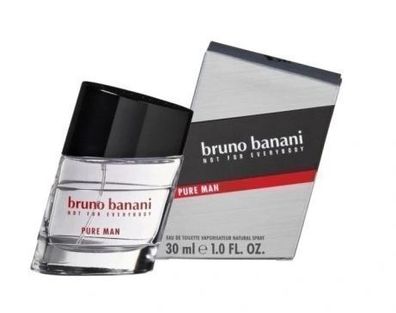 Bruno Banani Pure Man Eau de Toilette, 30ml - Frisch-blumiges Herrenduft