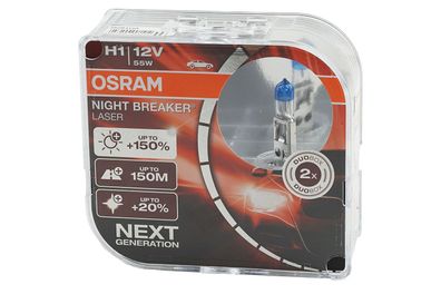 H1 2x OSRAM Night Breaker Laser H1 Glühbirne Glühleuchte Glühmittel 2x Glühlampe