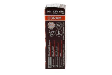 H1 1X OSRAM Night Breaker Laser H1 Glühbirne Glühleuchte Glühmittel Glühlampe