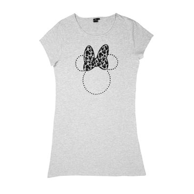 Disney Minnie Mouse T-Shirt für Damen - Oberteil Frauen Shirt Bigshirt Größe L