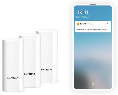 Netatmo DTG-FR - Intelligente Tür- und Fensteröffnungssensoren