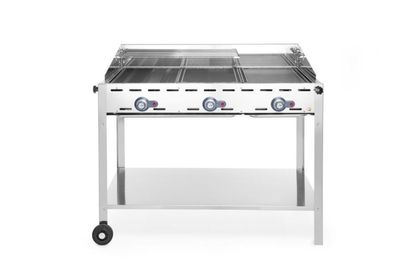 Hendi Grillsystem 3 Brenner Green Fire Profi Line Partygrill