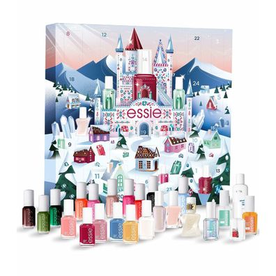 Maniküre-Set Essie Adventskalender 2023 24 Stücke