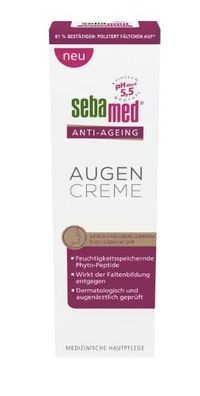 Sebamed Anti-Aging Augencreme 15ml Q10 Pflege