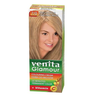 Venita Glamour Haarfarbe 7/0 Naturblond 100ml