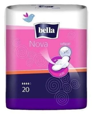 Bella Nova Softiplait Flügel-Bindenslipeinlagen, 20 Stück