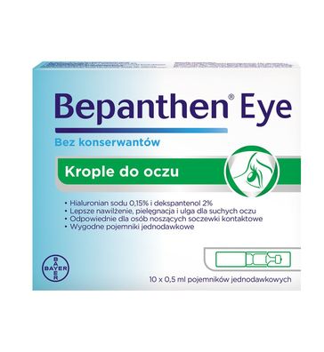 Bayer Bepanthen Augentropfen 10x0.5ml Ampullen