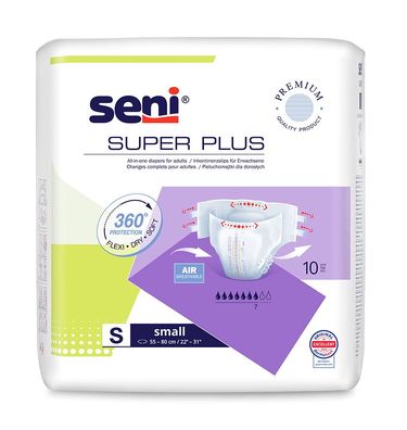 Super Seni Plus 10 Stück S - Für Erwachsene