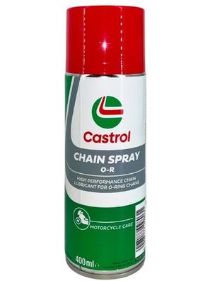 Castrol Chain Spray O-R Motorcycle Chain Care / Kettenspray 400 ml