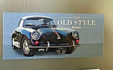 Kühlschrank Magnet: Porsche 356 the old style Model 9x4 cm Magnetschild Fridge