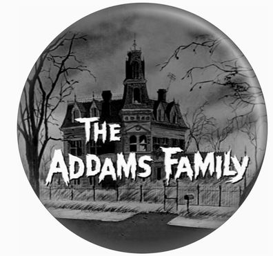 US Kühlschrank Magnet: The Addams Family 5,7 cm Durchm Magnetschild Cooler