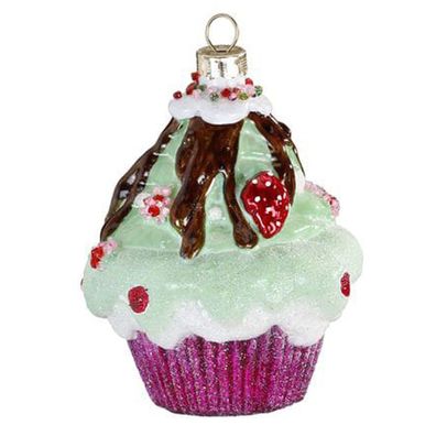 Christbaumschmuck Muffin 9,5cm Chocolate Touch