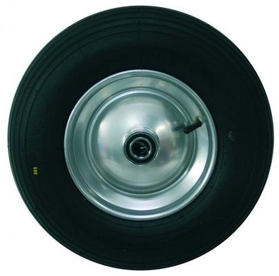 Schubkarren-Luftrad 400 x 100 Kugellager 20 x 90mm metallfelge