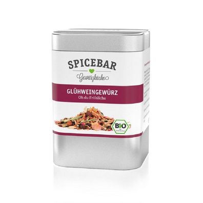 50g Glühweingewürz, Rosenblüten, Rauchpfeffer, Orange-Zimt-Nelke .. bio Spicebar