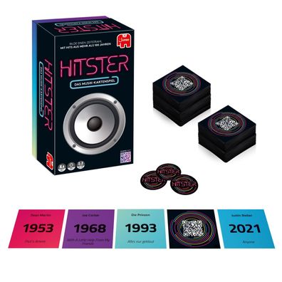 Jumbo Spiele Hitster Das Musik Party Spiel Brettspiel Kartenspiel Stimmung Hits