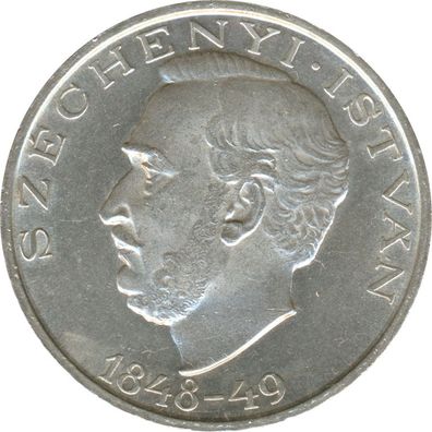 Ungarn 10 Forint 1948 Szechenyi Istvan Silber*