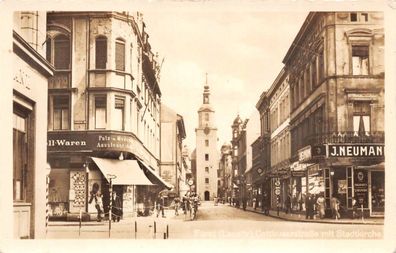 Forst (Lausitz) Cottbuserstrasse Einkaufsladen Postkarte