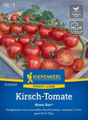 Kirsch-Tomate Nimo Rot®, F1, Honigtomate - Naschsorte - resistent