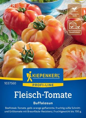 Fleisch-Tomate Buffalosun, F1, Beefsteak-Tomate u Grilltomate - resistent