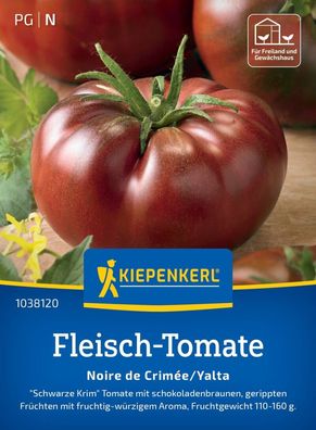 Fleisch-Tomate Noire de Crimée/Yalta, Schwarze Krim - schokoladenbraune