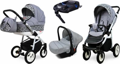 4in1 Designer Kinderwagen Roe Baby Kombikinderwagen Isofix Neu