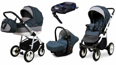 4in1 Designer Kinderwagen Roe Baby Kombikinderwagen Isofix Neu