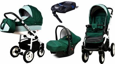 4in1 Designer Kinderwagen Roe Baby Kombikinderwagen Isofix Neu