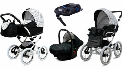 4in1 Designer Kinderwagen Roe Baby Kombikinderwagen Isofix Neu