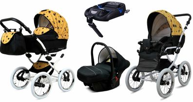 4in1 Designer Kinderwagen Roe Baby Kombikinderwagen Isofix Neu