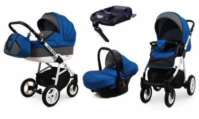 4in1 Designer Kinderwagen Roe Baby Kombikinderwagen Isofix Neu