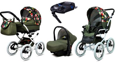 4in1 Designer Kinderwagen Roe Baby Kombikinderwagen Isofix Neu