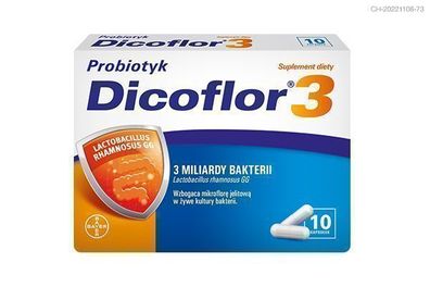 Dicoflor 3 Probiotika, 10 Kapseln