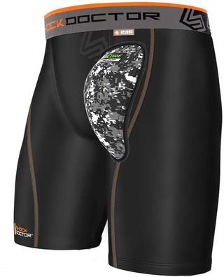 Shock Doctor Aircore Kompressionsshorts mit Schrittschutz SD235-90000