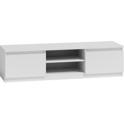 TV Schrank Lowboard Fernseher Schrank TV Möbel Fernsehtisch 140cm weiß