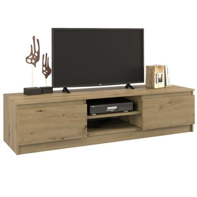 TV Schrank Lowboard Fernseher Schrank TV Möbel Fernsehtisch 140cm artisan