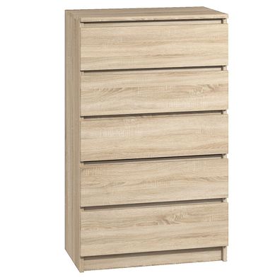 Kommode mit 5 Schubladen Sideboard Sonoma Anrichte holz Schubladenschrank