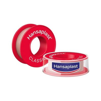 2x Hansaplast Fixierpflaster Classic, 5 m x 1,25 cm - B076J8LVJ2 | Packung (5 m)