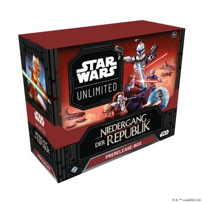 Star Wars Unlimited | Niedergang der Republik - Pre-Releasebox