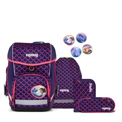 ergobag Cubo LUMI Edition SET 5tlg PerlentauchBär, PerlentauchBär, Jungen