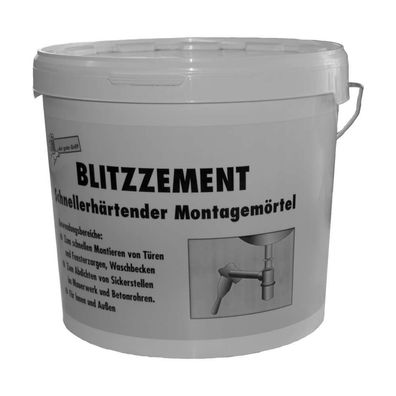 Blitzzement - schnellerhärtender Montagemörtel, 6 kg